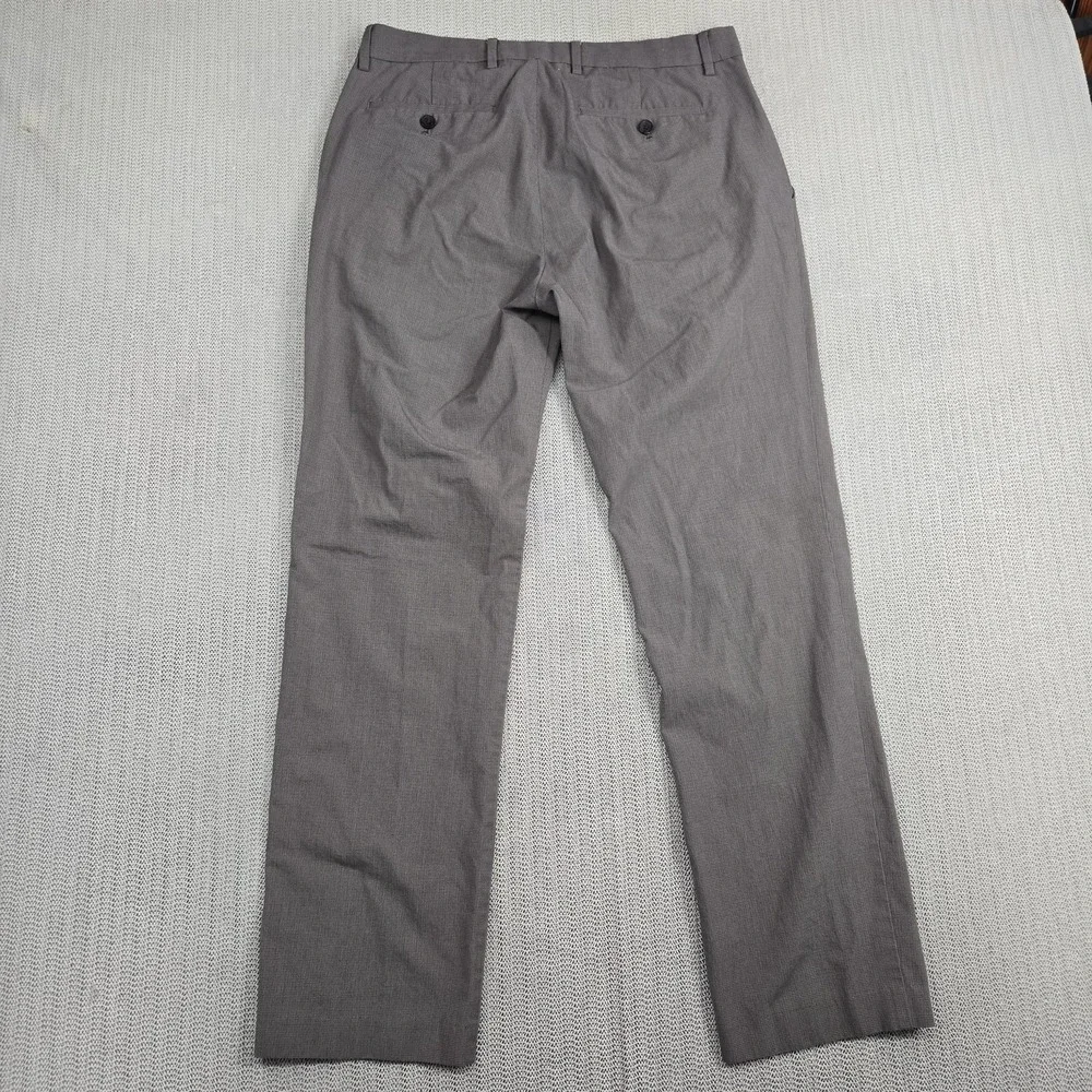 Banana Republic Dress Pants Mens‎ 32x32 Brown Gray Non Iron Tailored Slim Fit